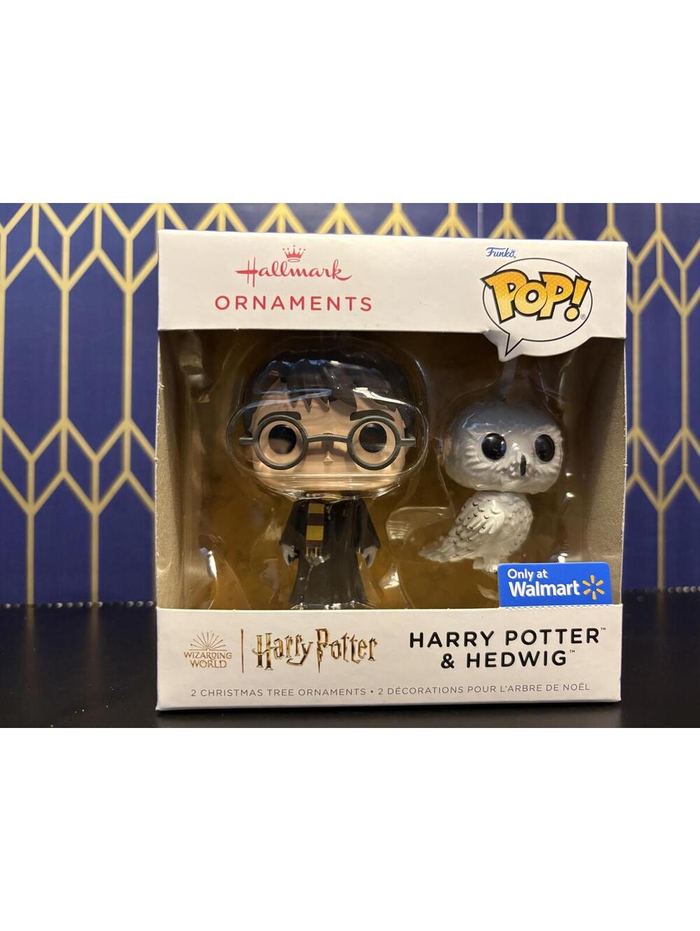 Harry Potter & Hedwig Hallmark Funko Pop Ornament Walmart Exclusive Set
